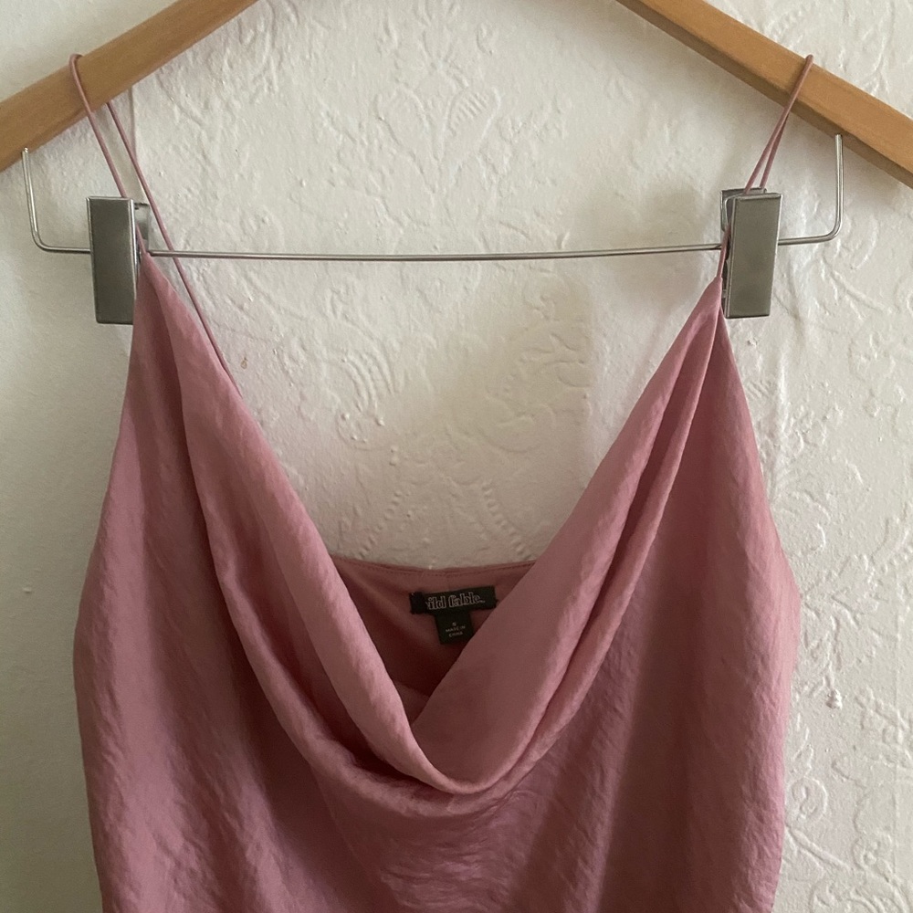 Wild Fable Rose Pink Scoop Neck Slip Dress S - Picture 2 of 5